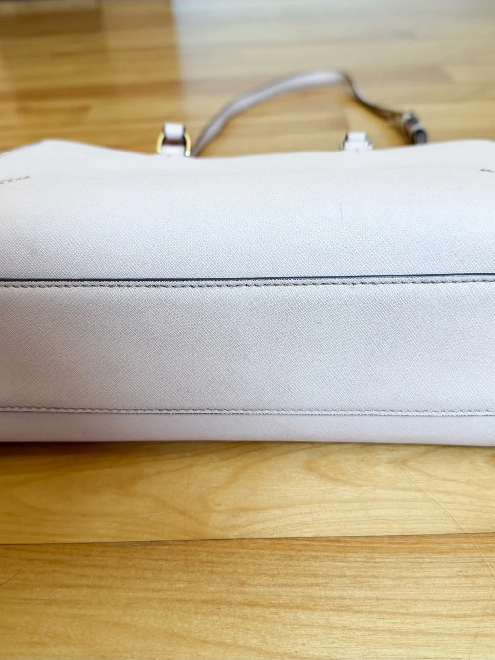 Tory Burch Blush Pink Robinson Satchel with Gold Hardware